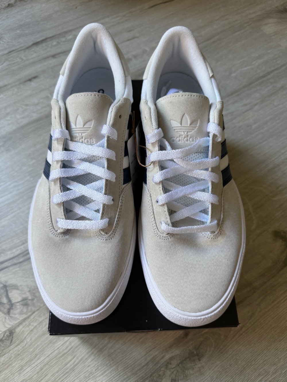 NWB adidas Matchbreak Super Men’s 11 Womens 12.5 white navy skateboarding canvas - Picture 4 of 13